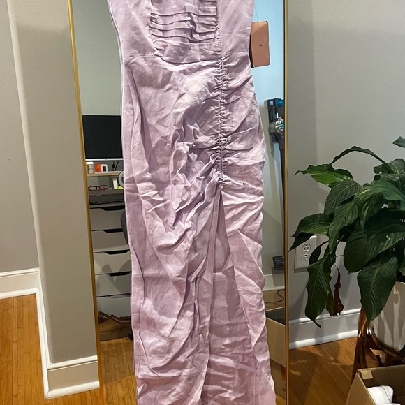 Anthropologie lilac maxi dress size S - Picture 2 of 6